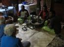 Sharing a bowl of kava with the staff